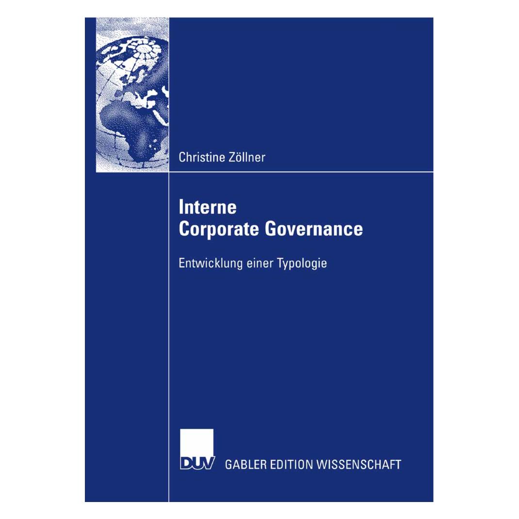 Gabler Interne Corporate Governance (Deutsch, Softcover, Christine Zöllner) (7755993)