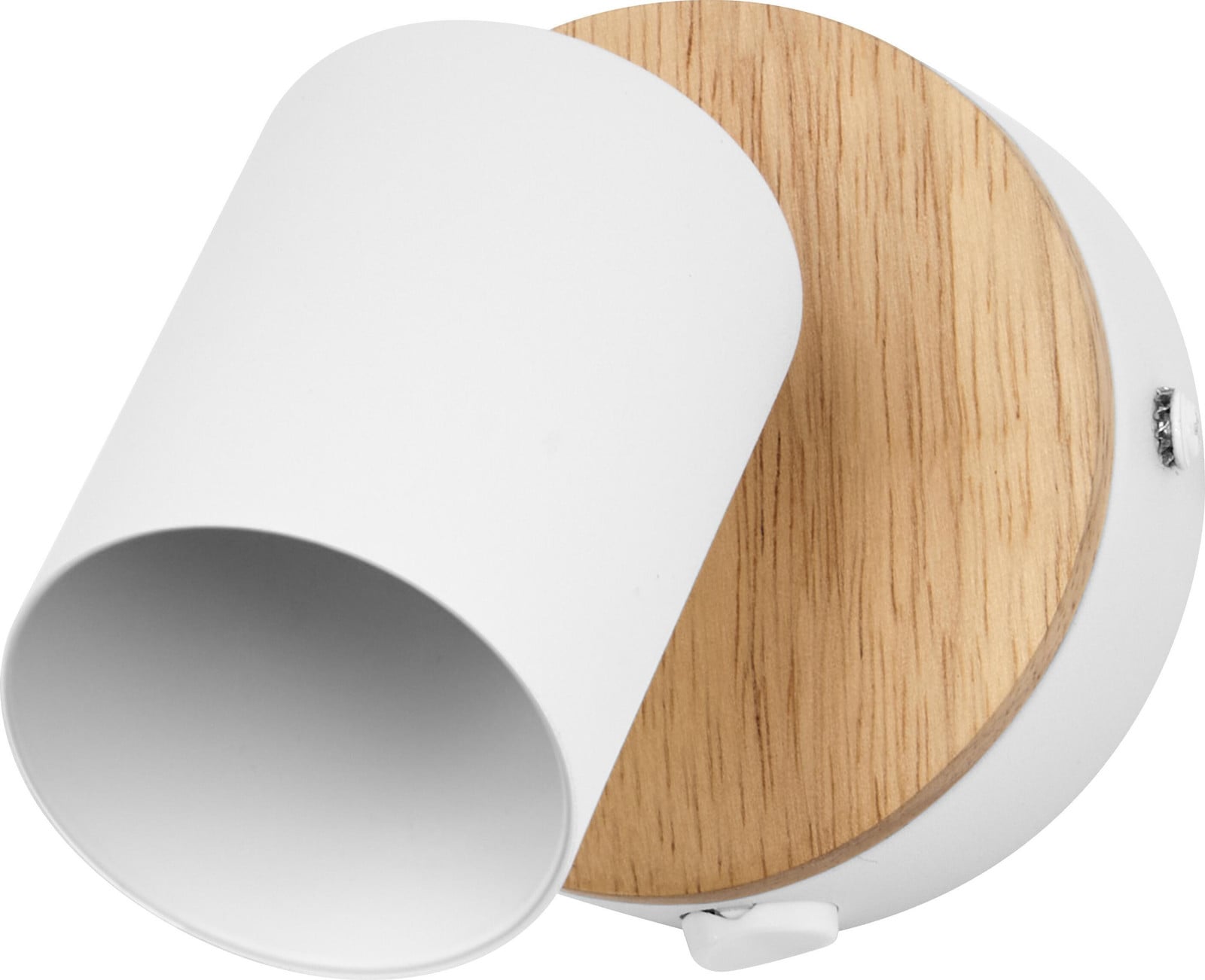 Osram Wood Line LED inbouwspot voor plafond en wand, GU10, wit/houtdecor, kantelbaar