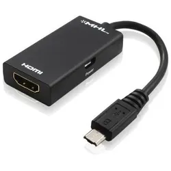 DLH Micro USB Mhl Adapter To Hdmi (HDMI, 2.60 cm), ZZ3_ARCHIV_Data + Video Adapter