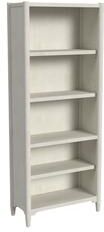 Martin Furniture Modern Wood Open Bookcase, Office Shelving, Storage Cabinet, Fully Assembled, White