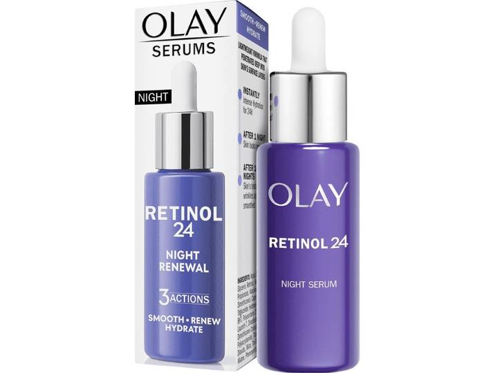 Olay Retinol 24 - Nachtserum - Gladmaakt Vernieuwt Hydrateert - 40 ml