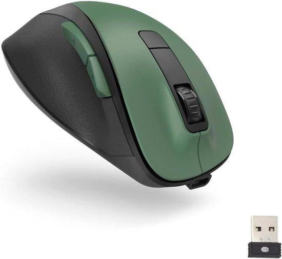 Hama Ergonomische Draadloze Muis Bosgroen