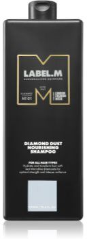 label.m Diamond Dust Nourishing Shampoo champô nutritivo para todos os tipos de cabelos 1000 ml. Diamond Dust Nourishing Shampoo