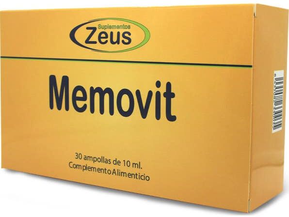 Suplementos Zeus Zeus Memovit 30 ampollas