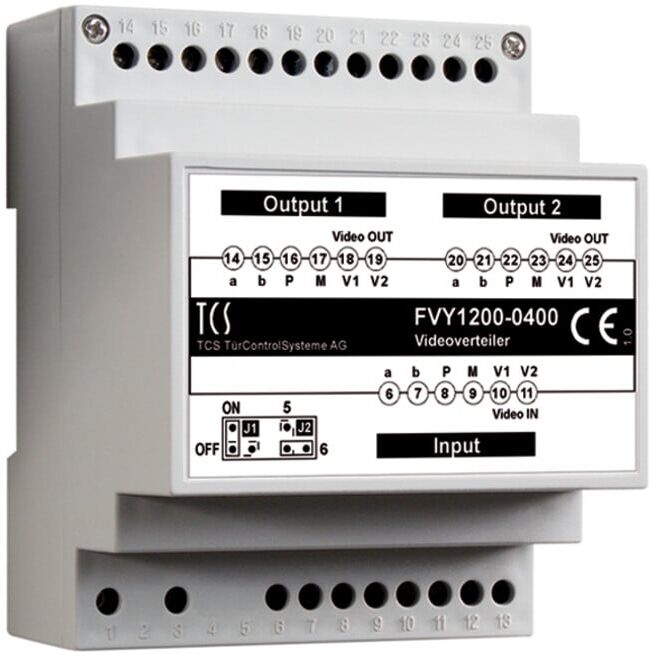 TCS Répartiteur vidéo de contrôle de porte 2 voies VT02-SG FVY1200-0400 (FVY1200-0400)