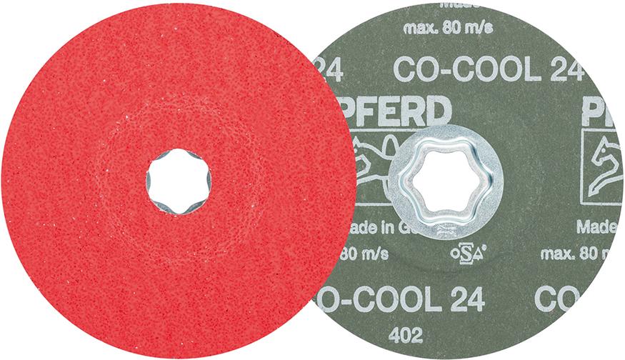 PFERD COMBICLICK-Fiberschleifscheibe CO-COOL