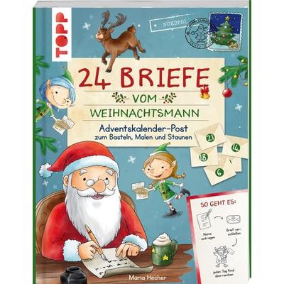 24 Briefe vom Weihnachtsmann. Adventskalender-Post zum Basteln, Malen und Staunen