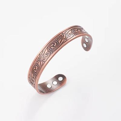 Magnetic Copper Energy Bracelet Vintage European Style Wellness Jewelry style 2