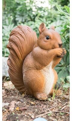 Hi-Line Gift Ltd. Brown Squirrel Eating