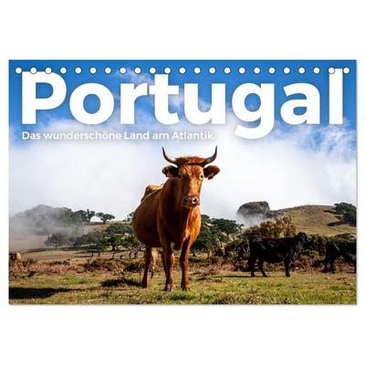 Portugal - Das wunderschöne Land am Atlantik. (Tischkalender 2027 DIN A5 quer), CALVENDO Monatskalender