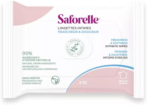Saforelle Toallitas Íntimas X10