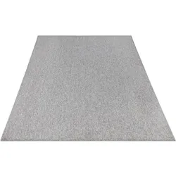 FLACHWEBTEPPICH Waschbar, einfarbig, Grau, 280 x 380 cm