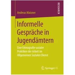 Informelle Gespräche in Jugendämtern, Fachbücher von Andreas Matzner