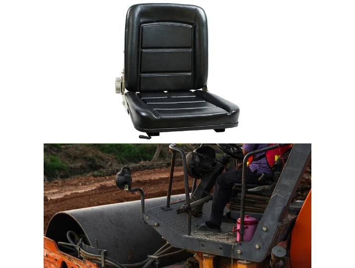 Siège de chariot élévateur universel de remplacement, siège de tracteur fiable et réglable pour épurateur de chargeur, Bulldozer, tondeuse à gazon d'équitation