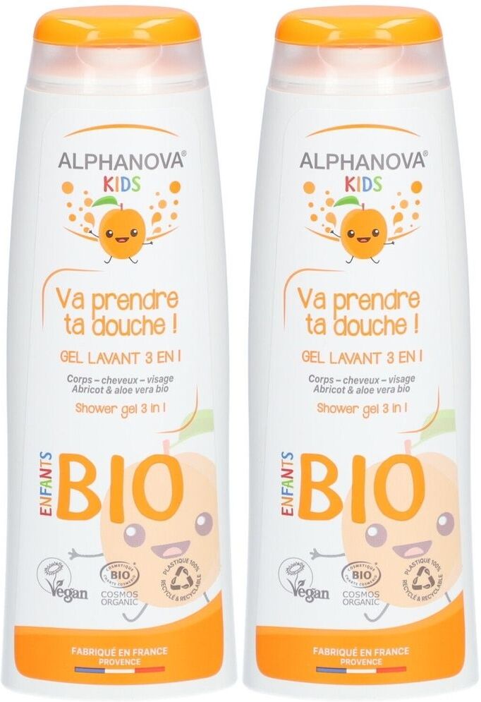 Alphanova kids Va Prendre ta Douche Apr Bio 250 ml x2 2x250 Duschgel