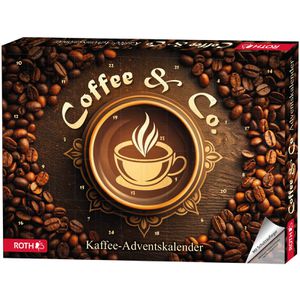 Roth Adventskalender 80732, Coffee & Co, gefüllt mit 24 Kaffeegenuss-Produkten