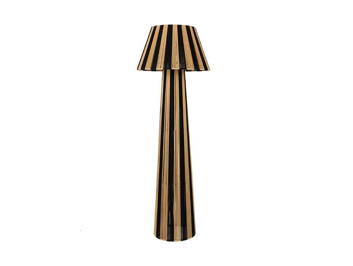 Design Stehlampe „Stripe it up“ Beige, Schwarz Bold Monkey