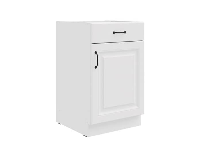 Kuechen-preisbombe Unterschrank 50 cm Stilo Weiß Küchenzeile Vollauszug Soft-Close Küche Landhaus