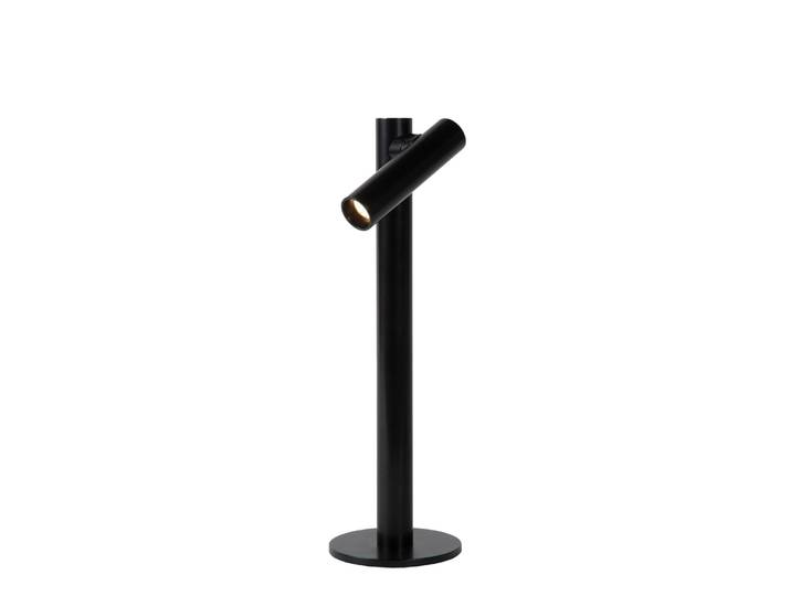 Lampe de table aluminum rechargeable noir