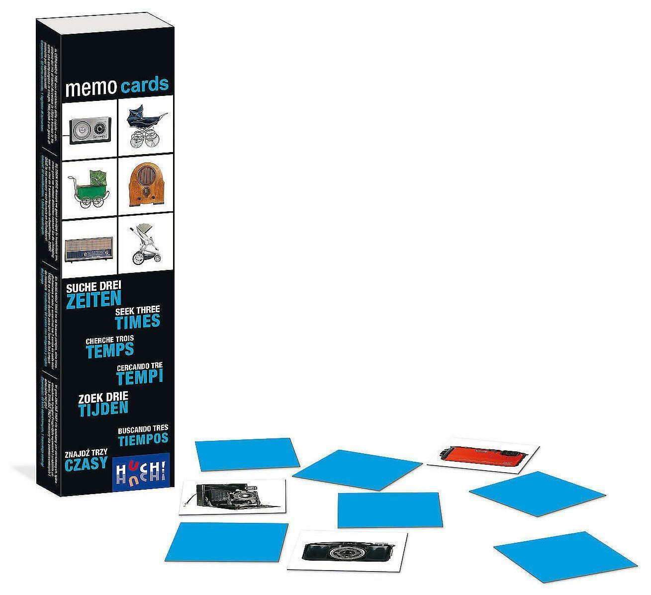Memocards Tijden Zoek drie spel voor 2 tot 6 spelers