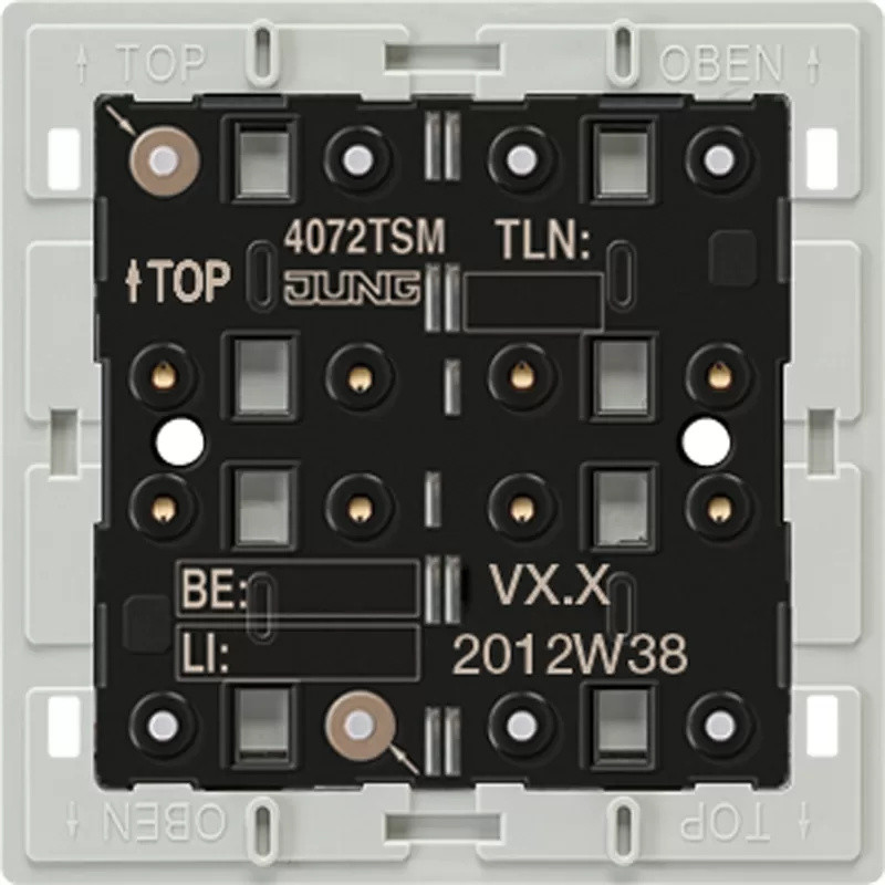 Jung JG KNX Aanraaksensor-module BA 4072 TSM, standaard, 1-4 voudig