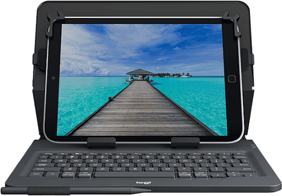 Logitech Universal Folio for 9-10 inch Tablets - Tangentbord och