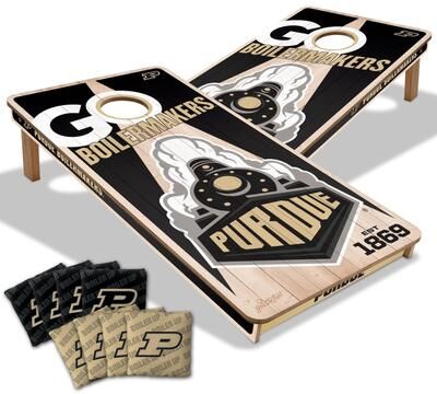 Skip's Garage Purdue Boilermakers NCAA 2x4 Cornhole Board Set
