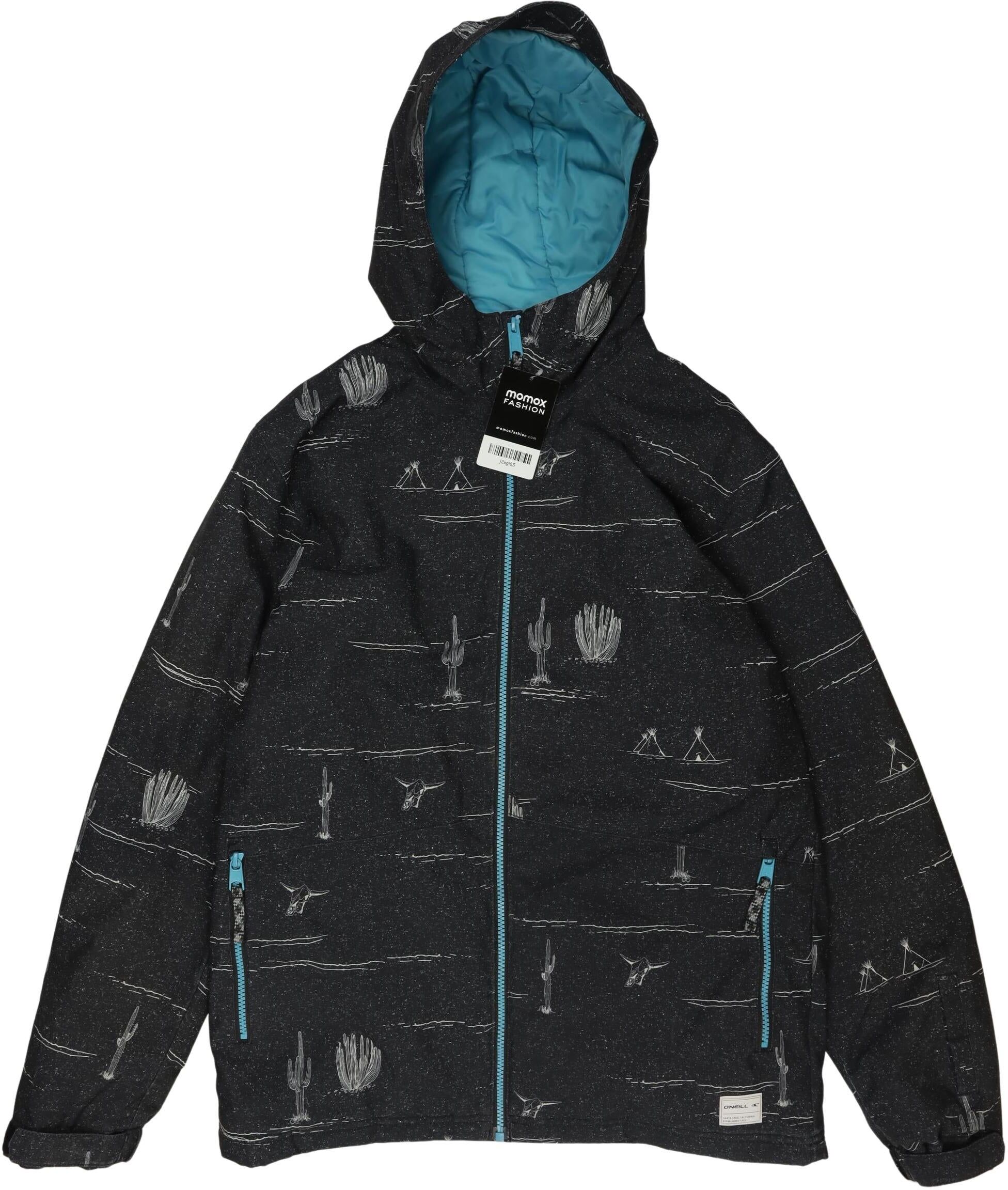 O Neill Jungen Jacke oder Mantel, Grau, Gr. EU 176, Synthetik - Second Hand