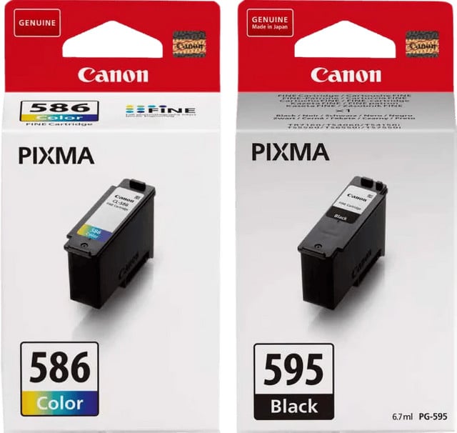 Canon PG-595 + CL-586 Cartridge Combo Pack