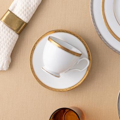 Noritake "Charlotta Set of 4 Saucers, 6"""