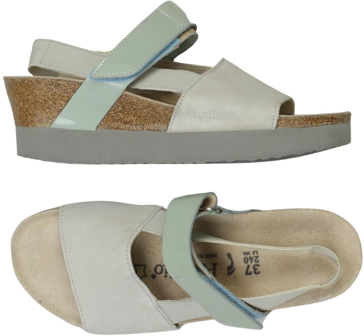 Papillio by Birkenstock Damen Sandalen, Mehrfarbig, Gr. EU 37, kein / Etikett - Second Hand