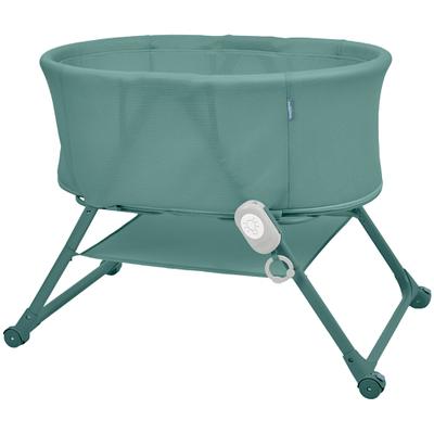 Baby-Reisebett INGENUITY "Snooze & Stow™ Easy-Folding Bassinet", Baby, Gr. B/H/L: 56cm x 71cm x 95cm, kein Härtegrad, grün, Kunststoff, Polyester, Babybetten, faltbar