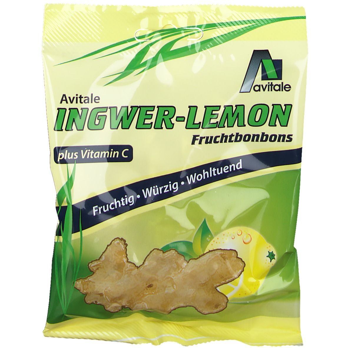 Ingwer Lemon Bonbons+Vitamin C 75 g Bonbons