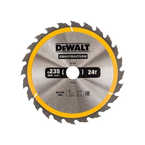DeWALT Cirkelzaagblad 235mm 24T voor hout, Asgat: 30mm, DT1954-QZ