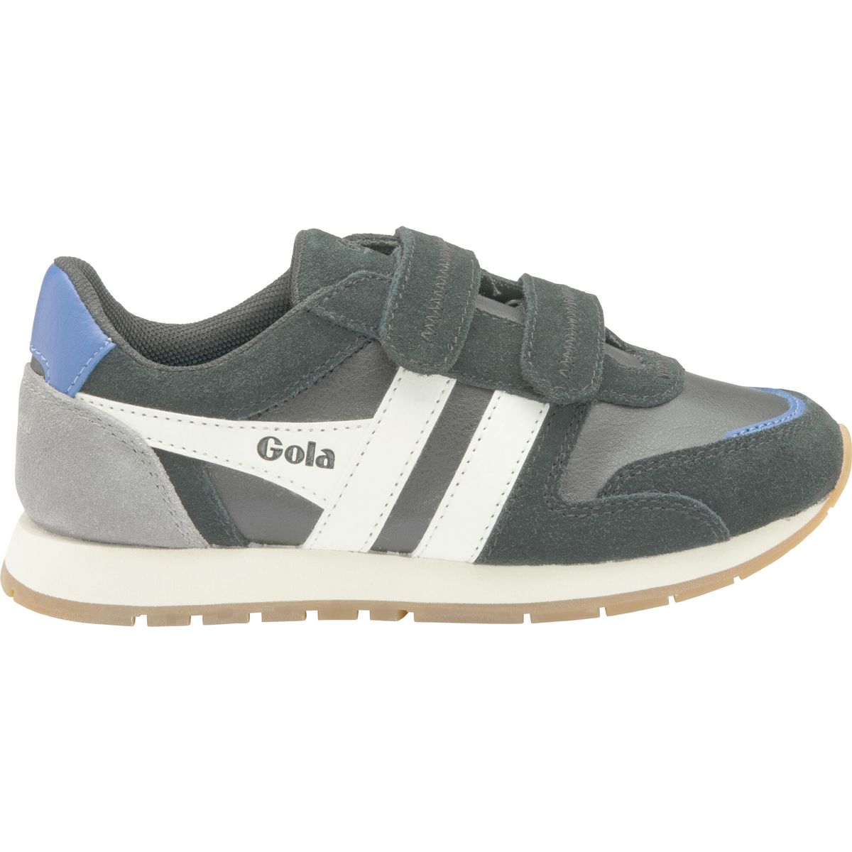 Gola Austin Pure Strap Sneaker Kids black/off white/blue (BW) 2,5 CKA040-BW-25-blackoffwhiteblue