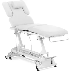 Physa, Massageliege + Massagesessel, Massageliege elektrisch Massagebank Therapieliege Massagetisch 250 kg Weiss