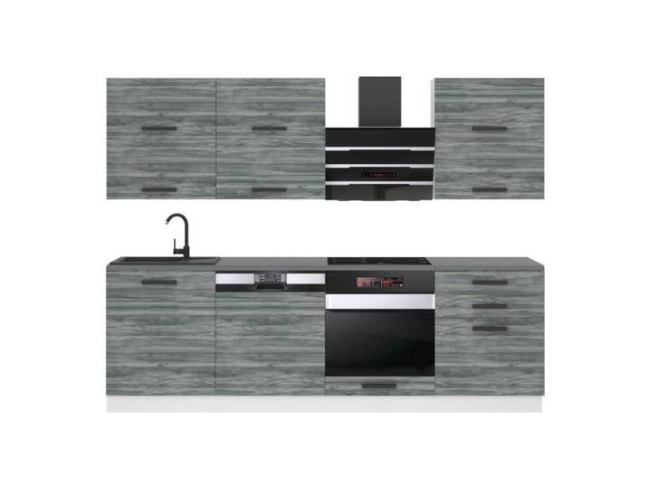 Cuisine Complète - B BELINI GROUP - MADISON - Chêne Glamour - 240 cm - Design Contemporain
