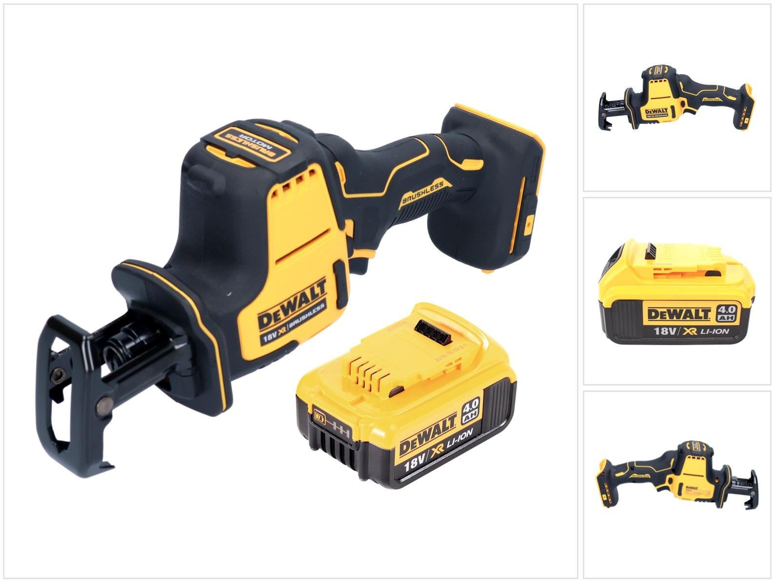 DeWalt DCS 369 N accu reciprozaag 18 V borstelloos met 1x 4.0 Ah accu