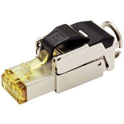 ROLINE feldkonfektionierbarer RJ-45 Stecker Cat.6A (Class EA), STP, silberfarben 21.17.0323