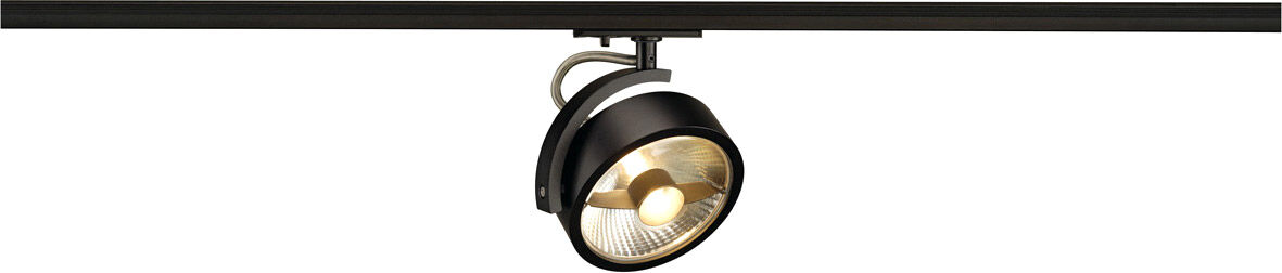Slv Kalu Track Qpar111 Leuchten- Kopf, Schwarz, Inkl. 1p.-Adapter - Leuchten Mit 1 Phasen Adapter