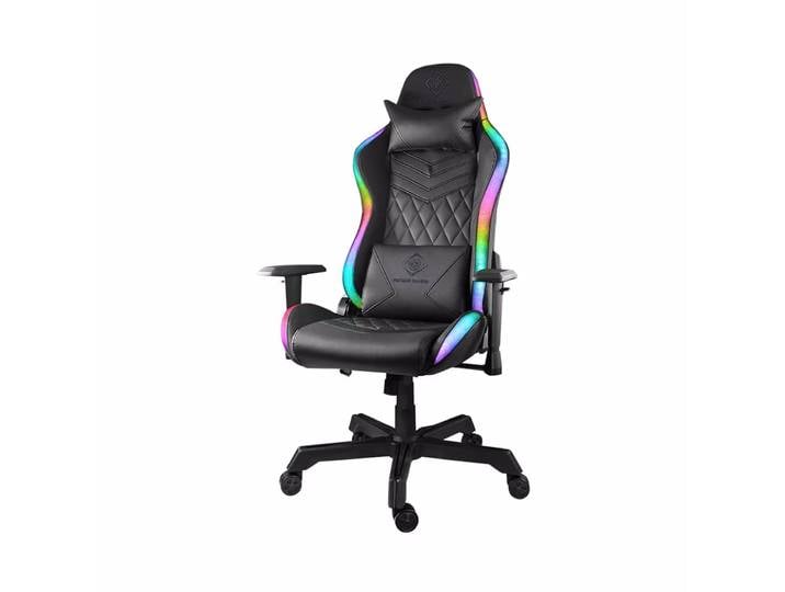 Deltaco RGB LED Gaming Chair DC410 Gamingstuhl – Gaming Stuhl – schwarz