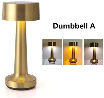 Uplift Picks Rechargeable Metal Touch Table Lamp For Cordless Restaurant Mood Lighting Decor a