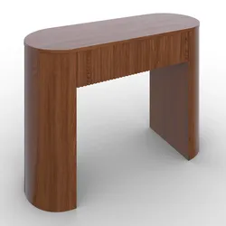 Konsolentisch Noah Walnussfarben MDF