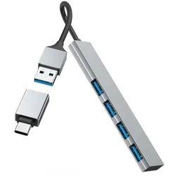 hama USB-Hub Ultra Slim 4Ports