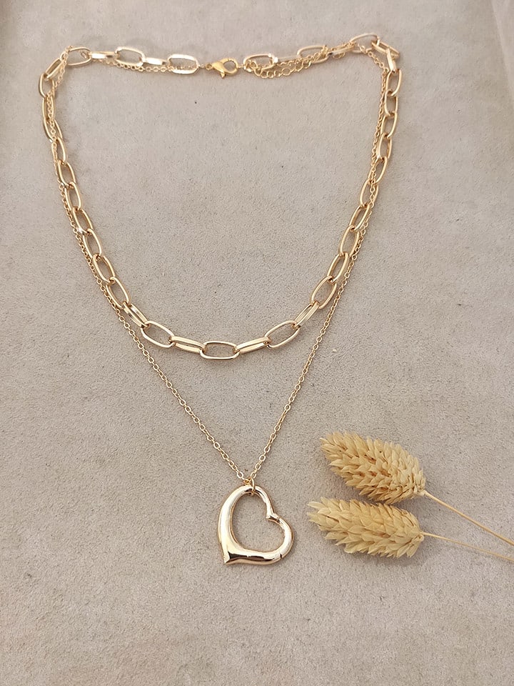 atelier MIU Vergold. Halskette mit Anhänger - (L)45 cm - onesize