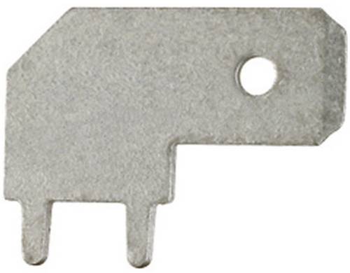 Klauke 2035 Steckzunge zum Einlöten in gedruckte Schaltungen Steckbreite: 6.3mm Steckdicke: 0.8mm 90° Unisoliert Metall