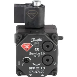 Danfoss Bfp 21 Ölbrennerpumpe 071N7170 L3, 2400-3600 n, links, 24 I/h, 1-stufig, mit Magnetventil