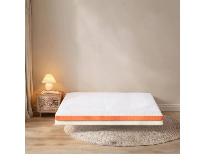 Matelas en mousse classique white 160x200 cm hauteur 5 cm fermeté équilibrée H3