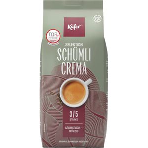 Käfer Kaffee Selektion Schümli Crema, ganze Bohnen, Arabica & Robusta, 1 kg