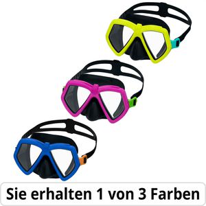 Bestway Schnorchelmaske 22040 Dominator, wasserdicht, zweigeteiltes Kopfband, ab 7 Jahren